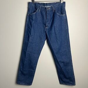 Vintage Rustler Jeans Mens 38x30 Denim Classic Fit Straight Leg Workwear Rodeo